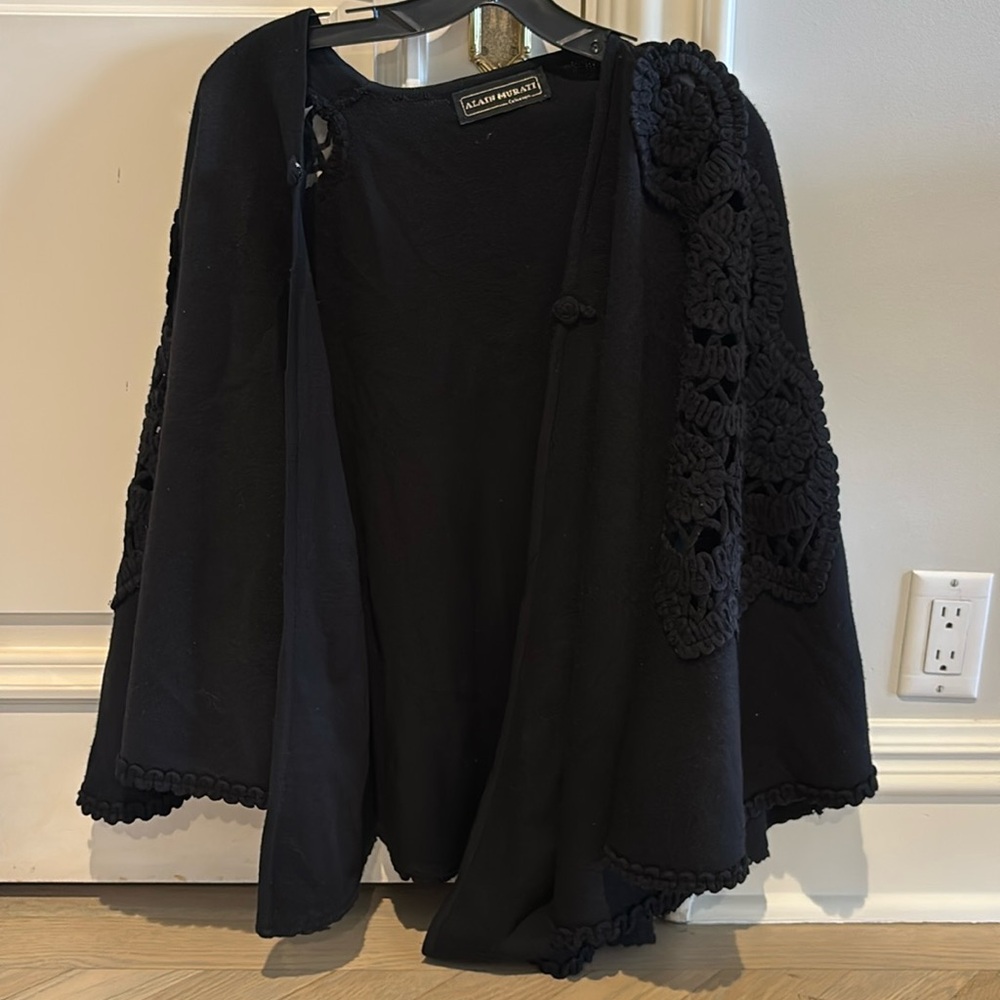 Alain Murati Black Poncho